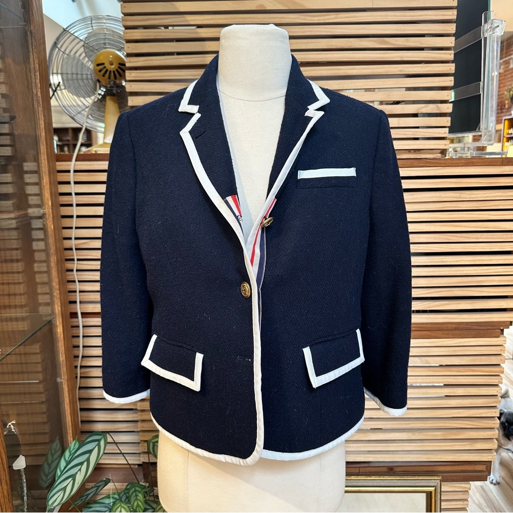 Thom Browne Navy Blazer for Target/Neiman Marcus Collab - Size L